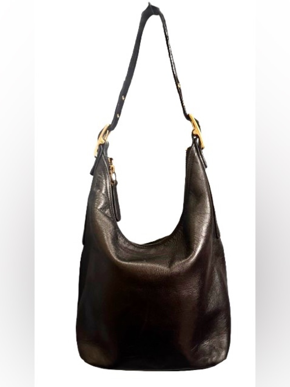 Coach 9823 Vintage Y2K Legacy West Hobo Bag - (Black/Brass) - GUC